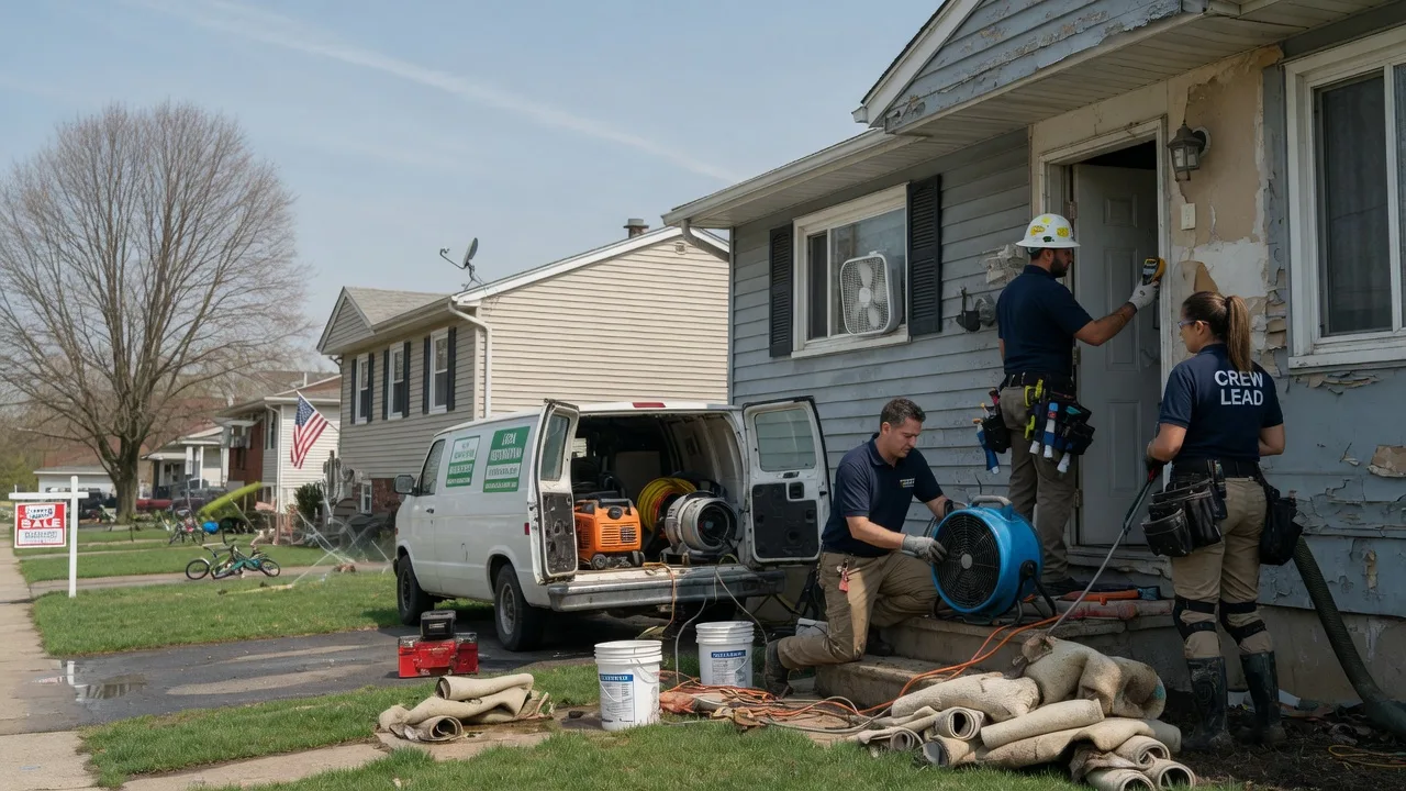 Flood Cleanup in Grand Mound, IA near me